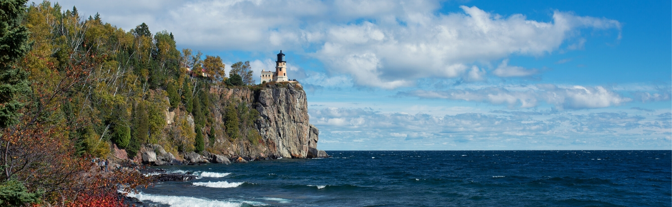 Lighthouse on cliff