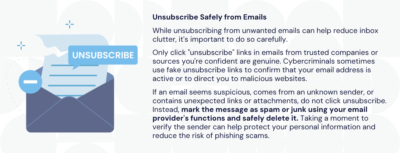 Unsubscribe Safely from Emails